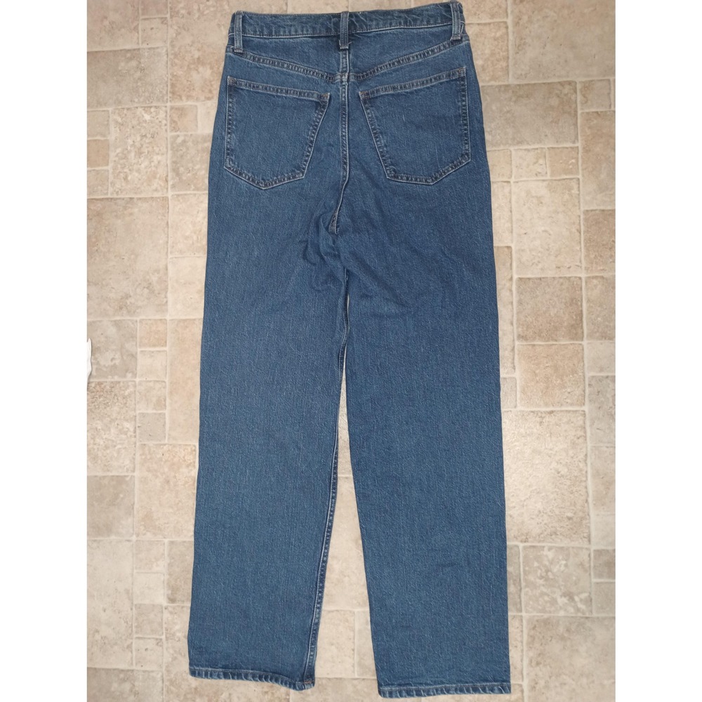 Universal Thread Straight High Rise Button Fly Jeans Blue Capsule Wardrobe 4 - Picture 3 of 9